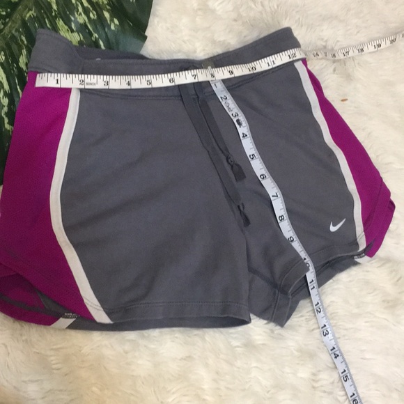 NIKE FIT Grey cotton polyester shorts size XS - Picture 4 of 7